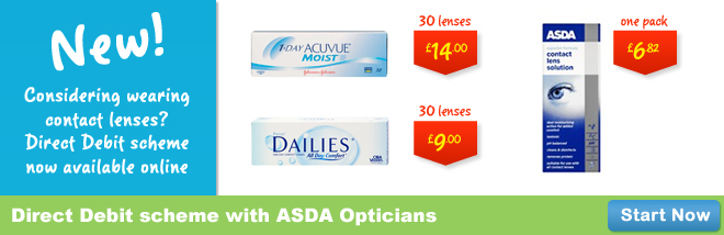 Direct Debit scheme with ASDA Opticians!