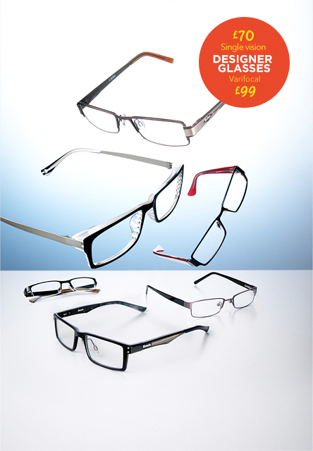 Range of glasses