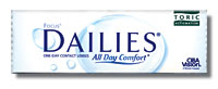 Focus Dailies Toric