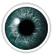 Aqua coloured contact lenses