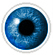 Dark Blue coloured contact lenses