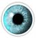 Opaque coloured contact lenses