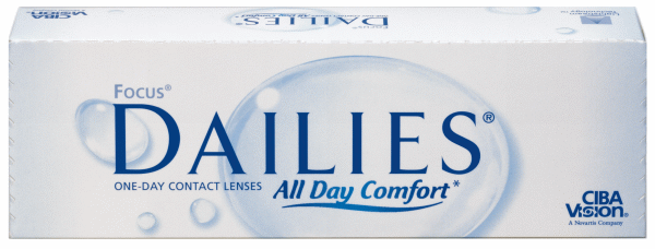 Focus Dailies All Day Comfort Contact Lenses by Ciba Vision
