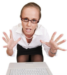 Frustrated girl!