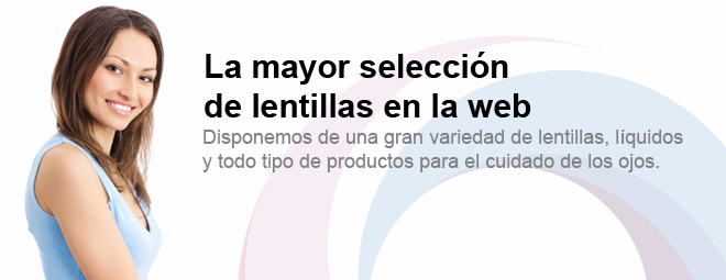 La mayor selección 
de lentillas en la web